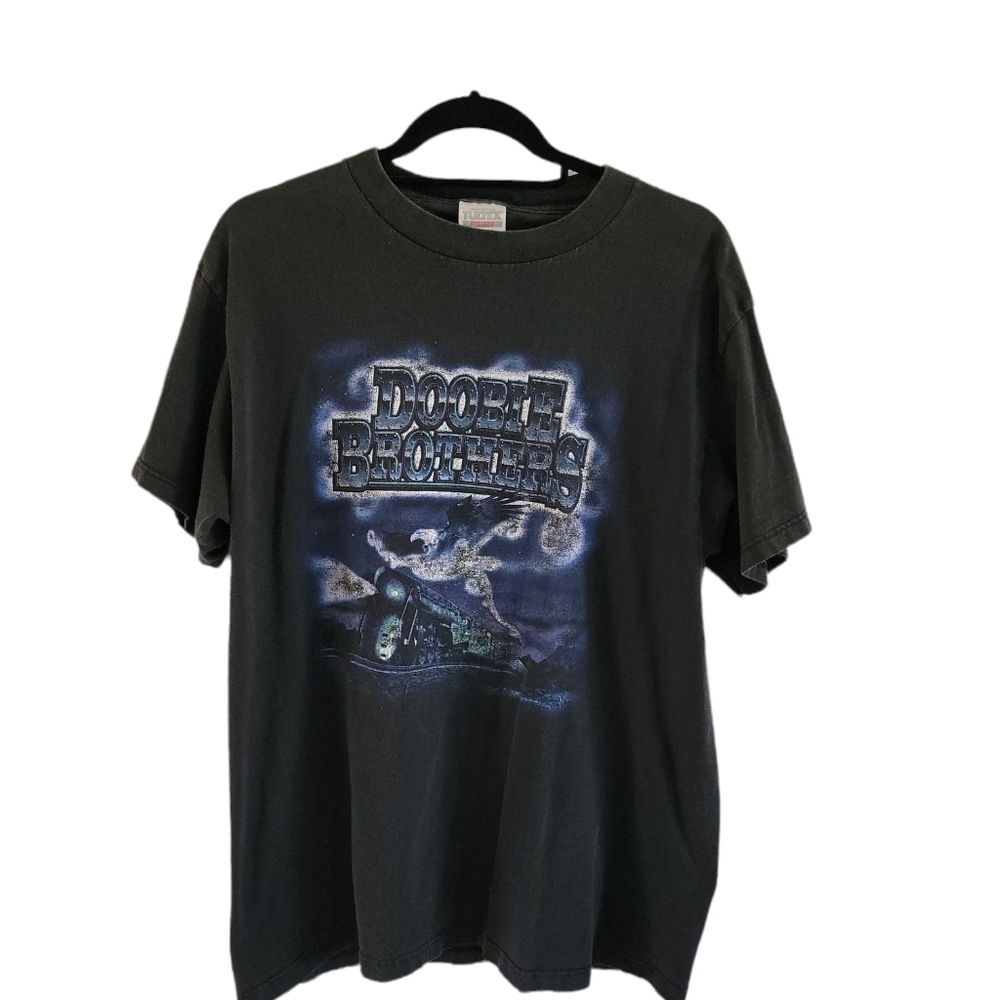 Vintage 1999 Tultex Doobie Brothers Concert Tour T-Shirt Into the Millenium L